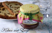 Frambozen rabarber jam