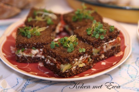 Sandwich met mozzarella