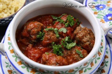 Gehakt in tomatensaus - Kefta